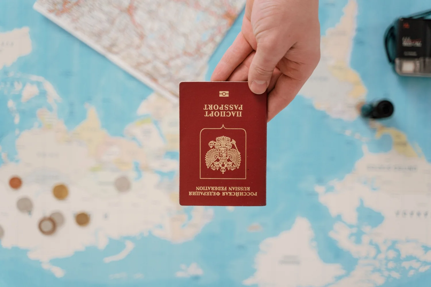 Passport and travel papers prepared for a child travelling without both parents