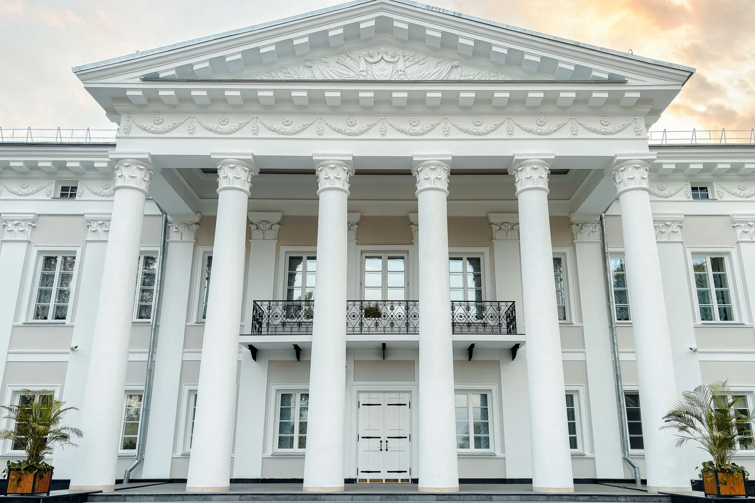 Diplomatic mission building where a document is attested