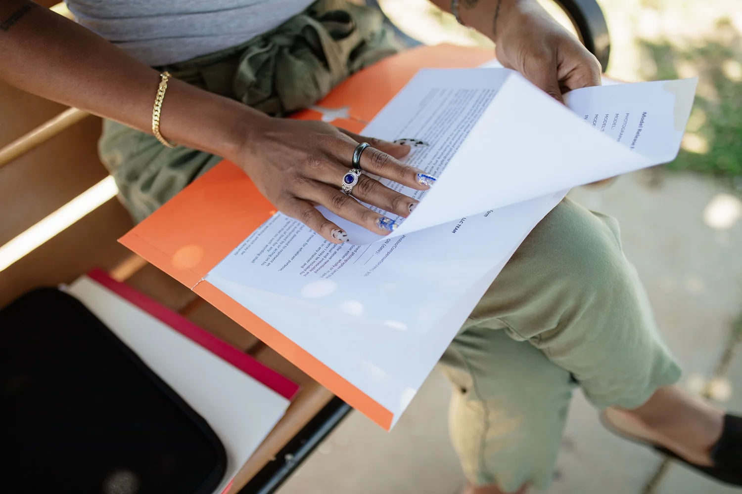 Checking the wording before a residency authority is handed over