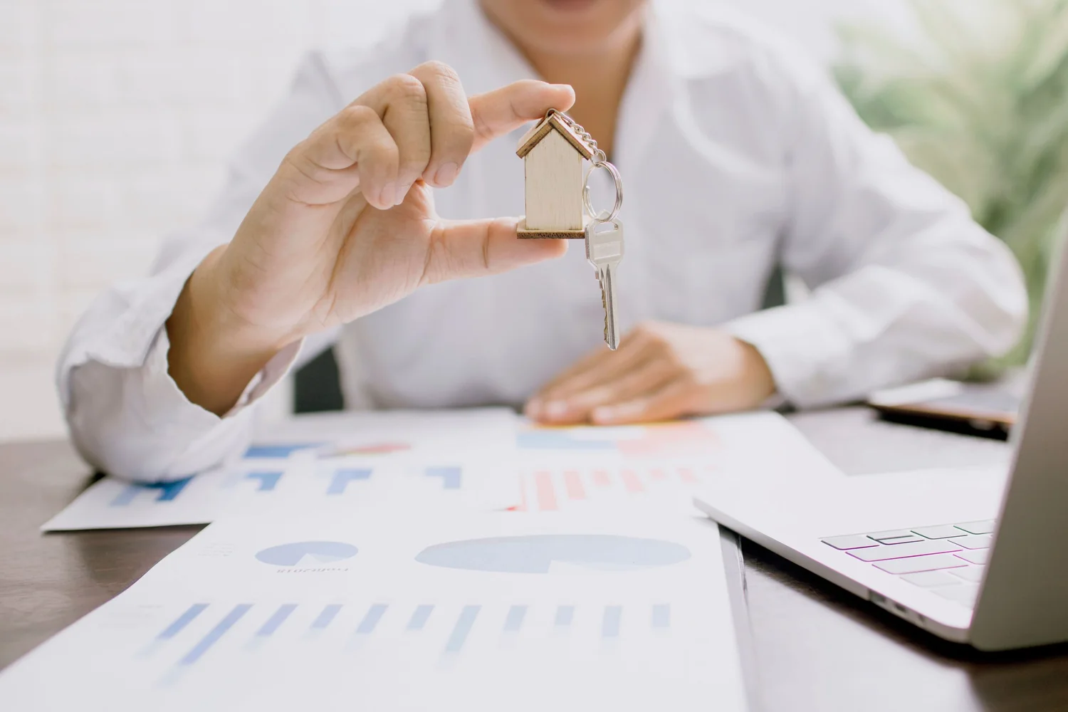Keys for a property that a mortgage is being taken over