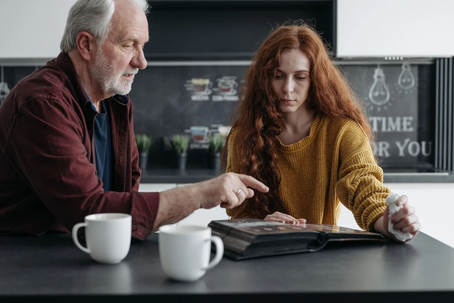 A parent and an adult child talking through what a power of attorney can and cannot do