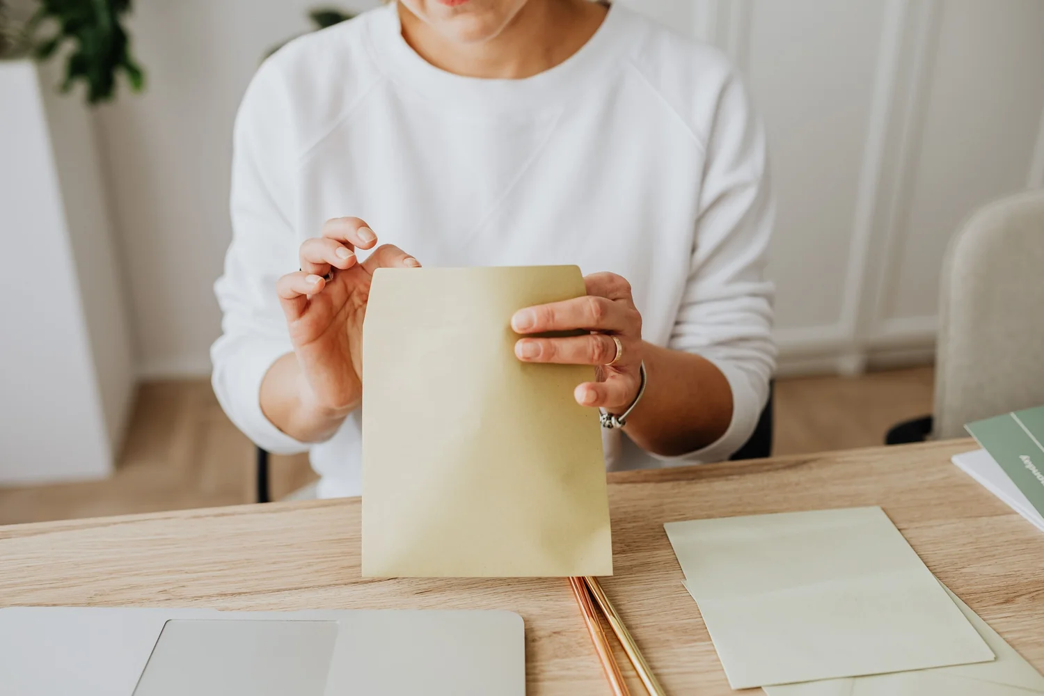 Sealing the document that has to be complete before it leaves
