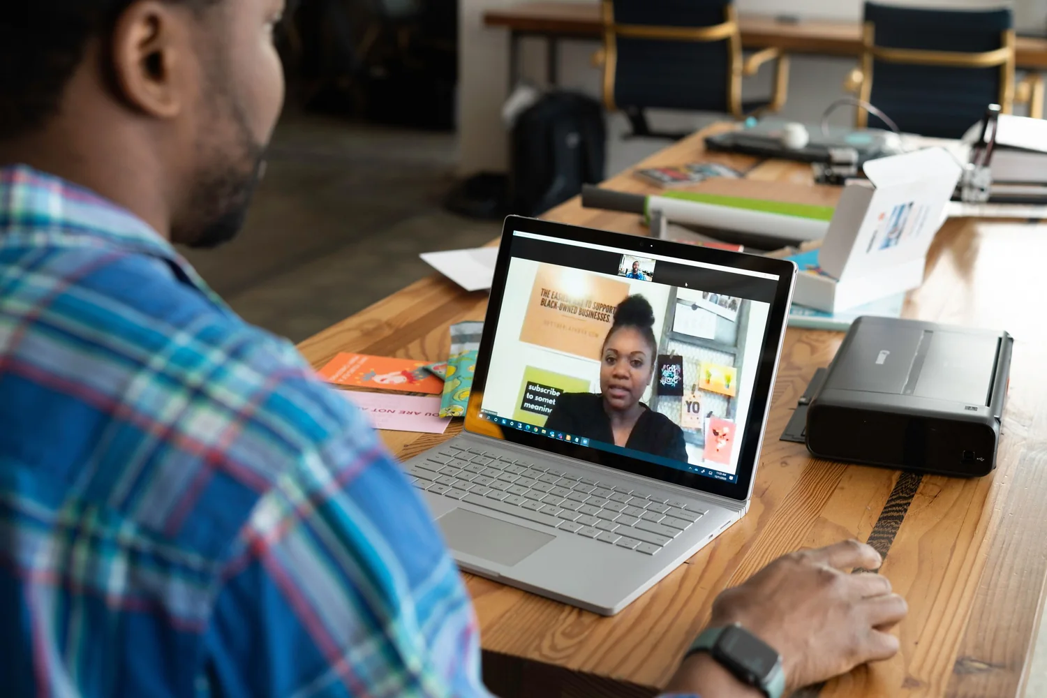 Video appointment of the kind used for remote notarisation